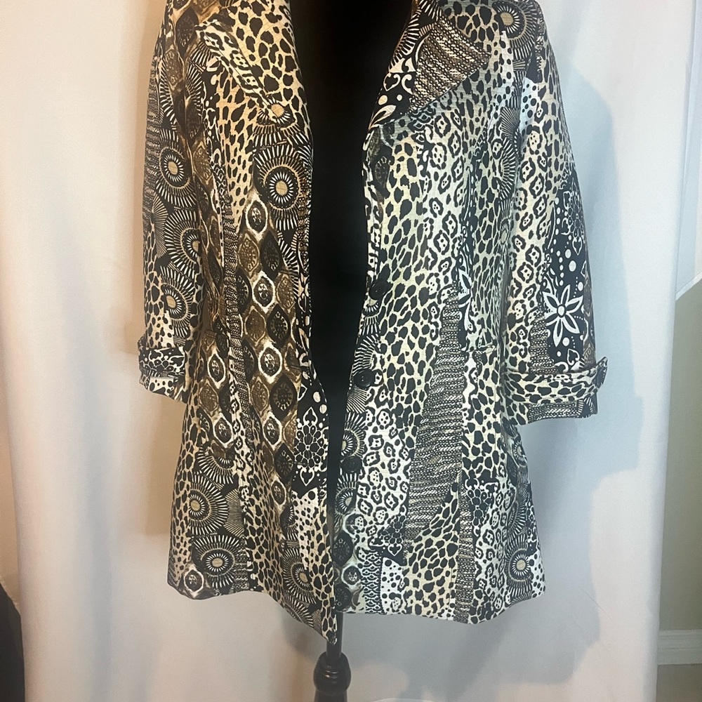 Chic Women's Patterned longer Blazer